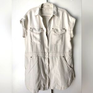 Free People (we the free) Oversize Tunic Top Just Say Linen